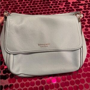 Kate Spade Soft Gray Crossbody Bag